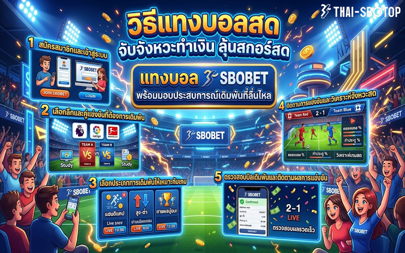 วิธีแทงบอลสด