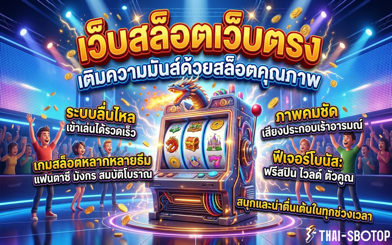 เว็บสล็อตเว็บตรง