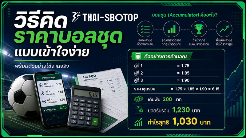 วิธีคิดราคาบอลชุด