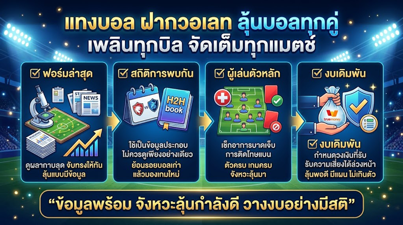 แทงบอล ฝากวอเลท